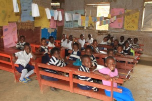 Bamboo classroom requiring replacement