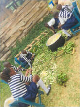 Preparing Matoke