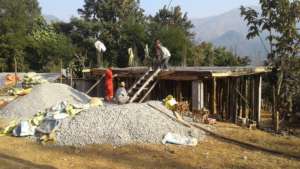Construction continues in Dhading