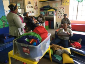 Teaching caregivers on some stimulation tools