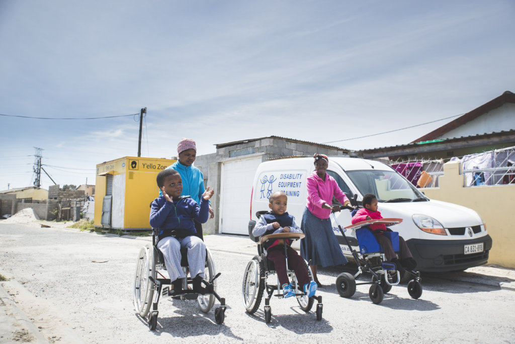 With custom wheelchairs, children can get out!