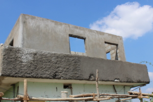 New construction - parapet southern side
