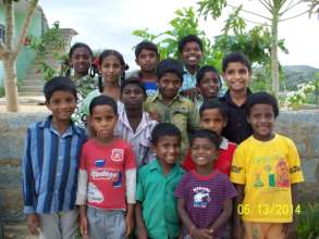 Some of the orphan children at Ashagram Orphanage