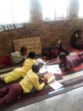 Beneficiaries during their reading break