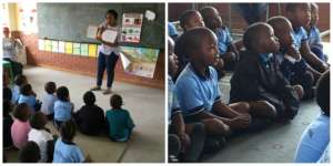 children's reactions to being read to by our PA