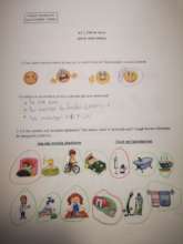 Activity for the children to work at home