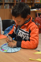 Drawing activity on the Educational Center