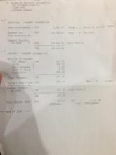 Bank transfer receipt
