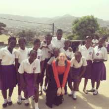 Me with the Solon Foundation kids!