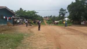 Aaron on his way to a patient's home.