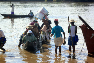 On the way to the village
