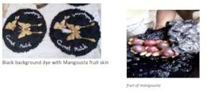 Mangousta skin is used to make the black dye