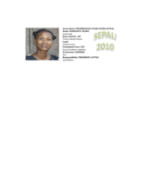 New SEPALI entrepreneur business card