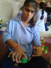 Deepak decoration by disabled adult