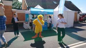 Our mascot at Karlskrona archipelago festival