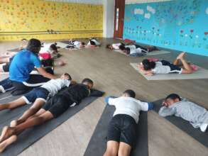 Yoga class