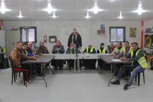 Azraq residents attending mental health training
