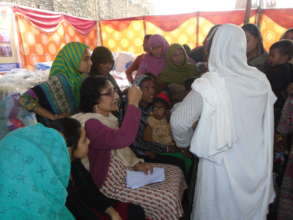 Mothers registering their daughters' name