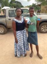 Gifty proud to show her insurance