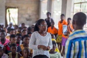 Mercy at TGC meeting. Photo by Dela Aniwa.