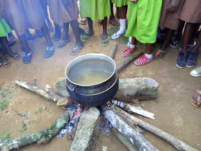 Boiling the water