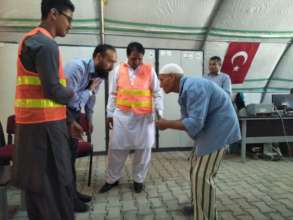 Caring of elderly Syrian Refugee