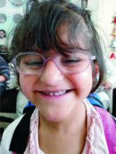 An Orphan Syrian Girl Child.