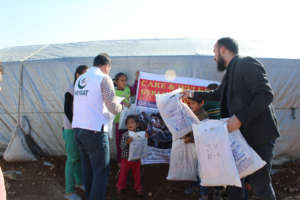 Relief from Pakistan distributed among Syrian