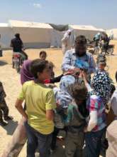 IN RELIEF CAMPS OF SYRIAN REFUGEES