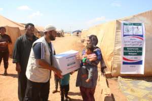 Relief activities of CHCS in camps.