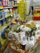 Relief goods purchased for the Refugees.