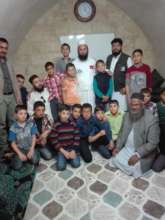 Team of CHCS with orphans from Syria.