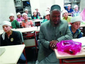 With the Orphan Children.