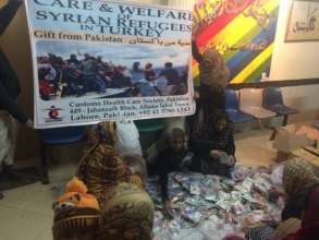 relief goods for Syrian refugees