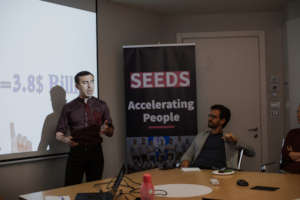 SEEDS 3 Participant Pitches his idea