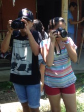 Practicing with the cameras