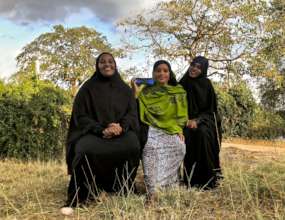 3 women in Marsabit testing out our new Gemini