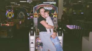 Olexandra and her sons.