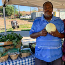 Tareke grows food for other families in need