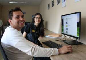 Gerzon (left) had to leave Venezuela in 2017