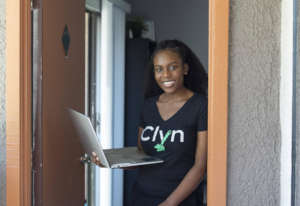 Diana founded business and app "Clyn"