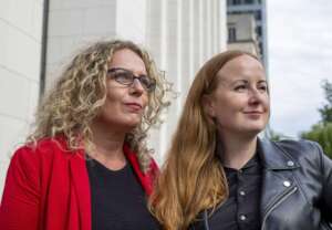 Justyna and Svitlana