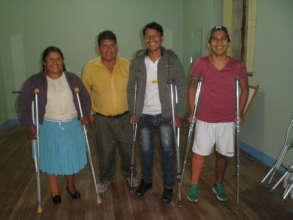 Three patients and their prosthetist