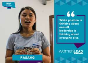 Pasang shares her view of leadership