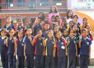 LEADers with Oasis school students