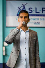 SLP Student Raj from Little Flower School