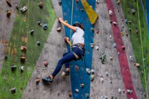 Sristika pushing herself at mentors-mentees event