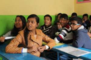 SLP students discuss healthy relationships