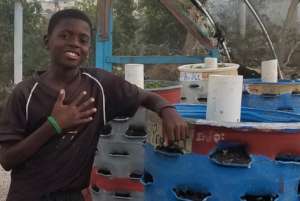 Bernard, a top student in the Ekselans! program