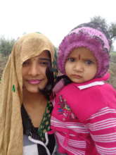 Woman and child